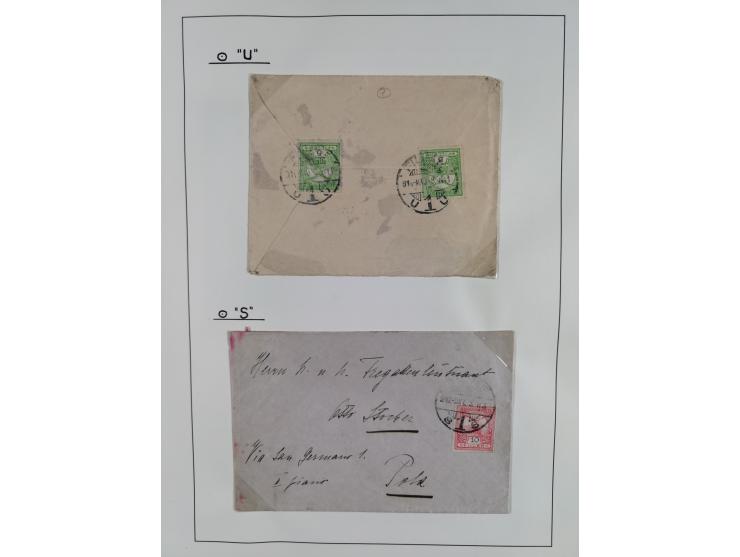 1918/24, unused and used collection with better and complete issues, some covers, cards, and postal stationeries, as well as 