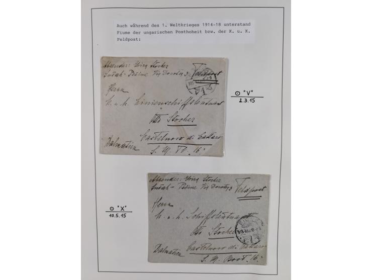 1918/24, unused and used collection with better and complete issues, some covers, cards, and postal stationeries, as well as 