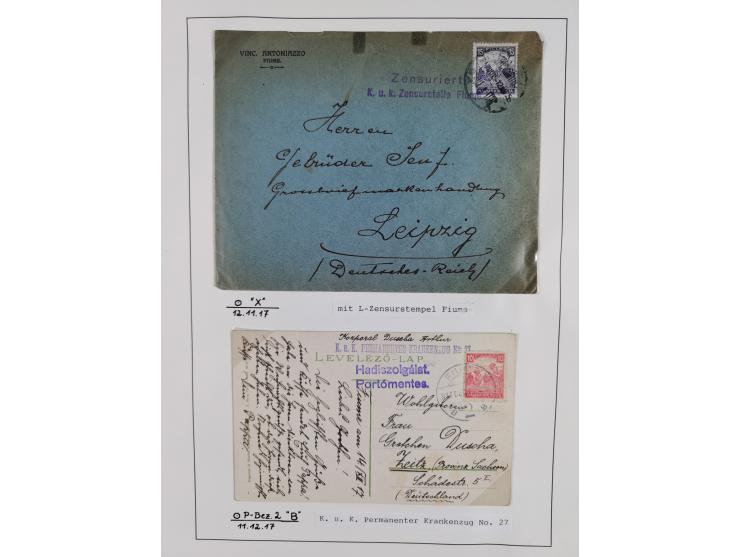 1918/24, unused and used collection with better and complete issues, some covers, cards, and postal stationeries, as well as 