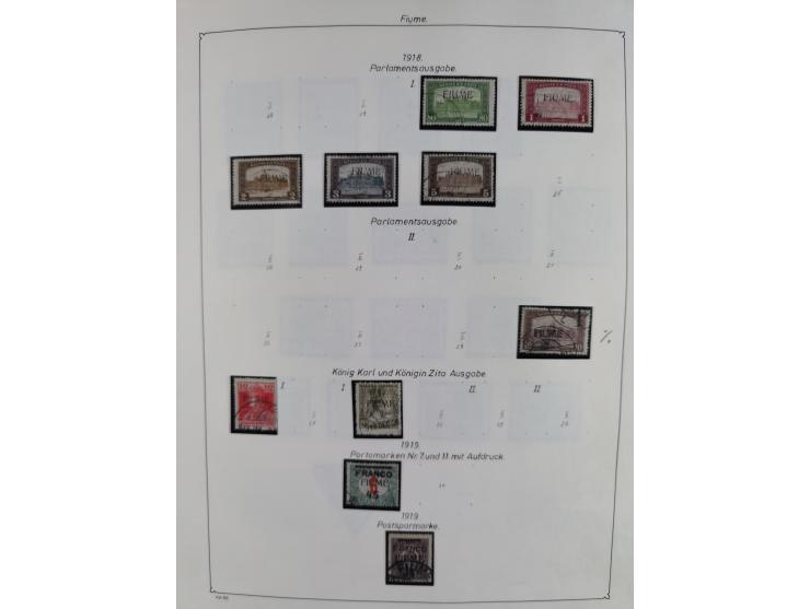 1918/24, unused and used collection with better and complete issues, some covers, cards, and postal stationeries, as well as 