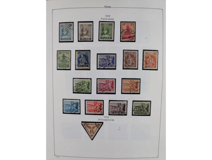 1918/24, unused and used collection with better and complete issues, some covers, cards, and postal stationeries, as well as 