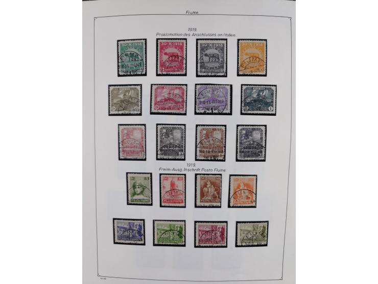 1918/24, unused and used collection with better and complete issues, some covers, cards, and postal stationeries, as well as 