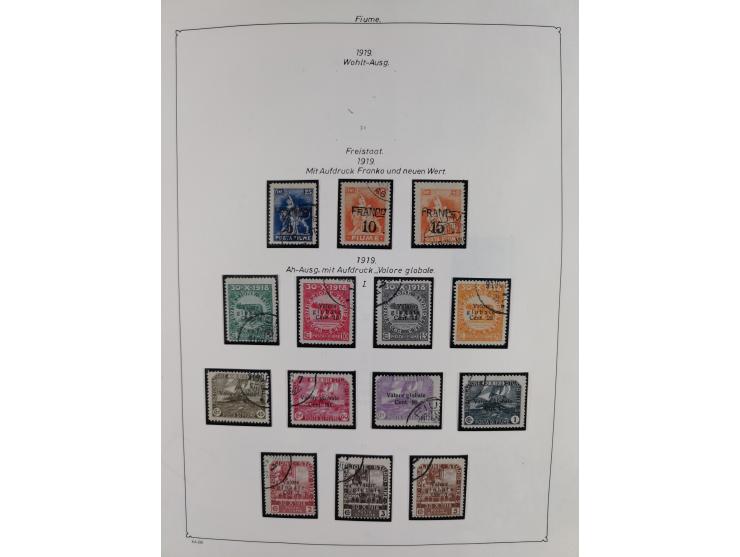 1918/24, unused and used collection with better and complete issues, some covers, cards, and postal stationeries, as well as 