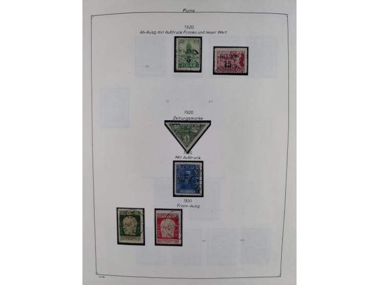 1918/24, unused and used collection with better and complete issues, some covers, cards, and postal stationeries, as well as 