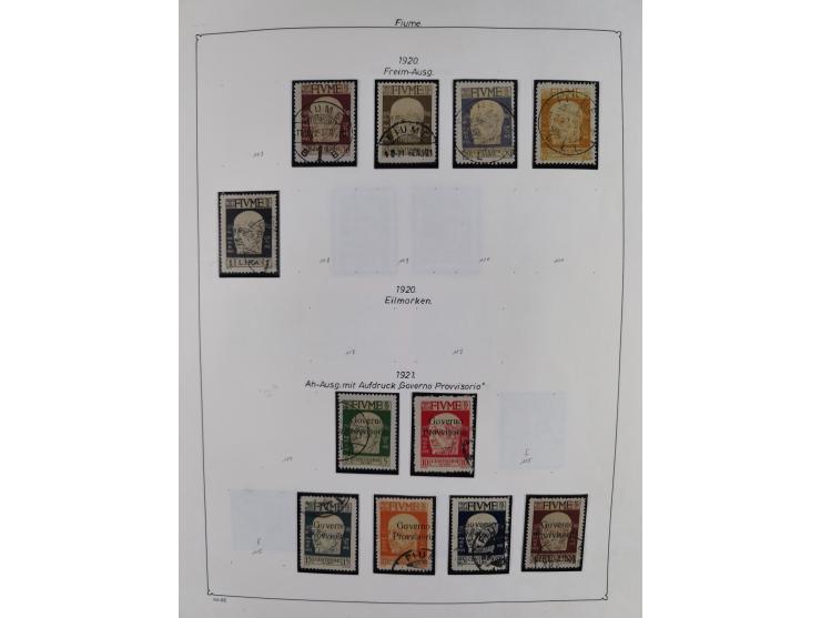 1918/24, unused and used collection with better and complete issues, some covers, cards, and postal stationeries, as well as 