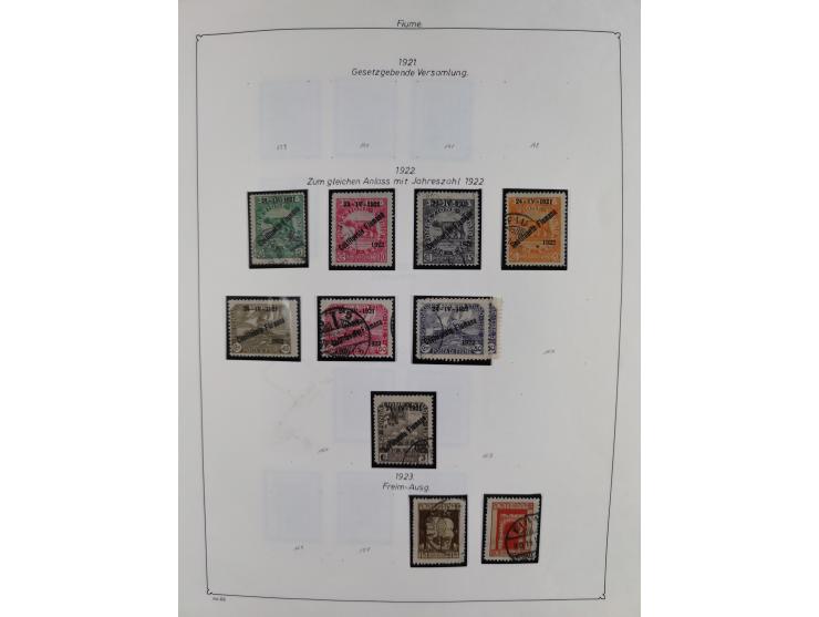 1918/24, unused and used collection with better and complete issues, some covers, cards, and postal stationeries, as well as 