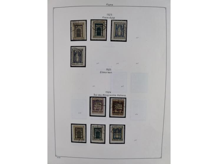 1918/24, unused and used collection with better and complete issues, some covers, cards, and postal stationeries, as well as 