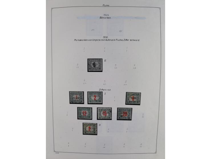 1918/24, unused and used collection with better and complete issues, some covers, cards, and postal stationeries, as well as 