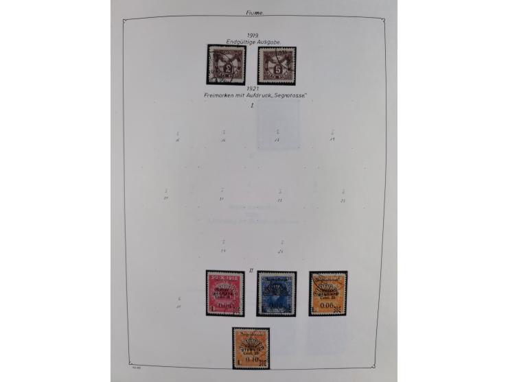 1918/24, unused and used collection with better and complete issues, some covers, cards, and postal stationeries, as well as 