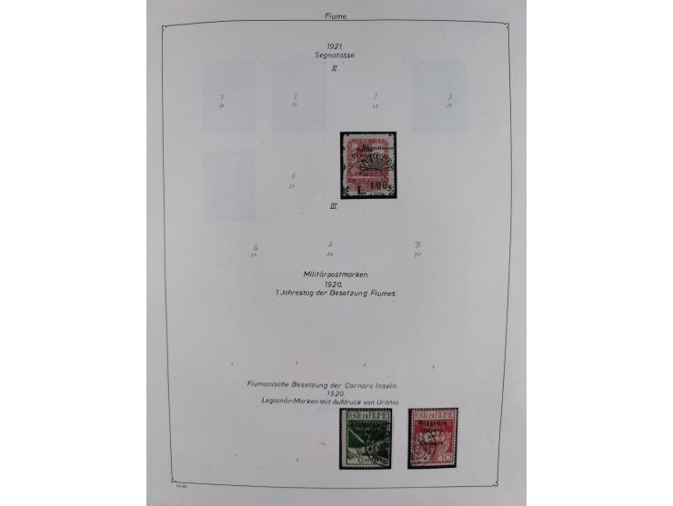 1918/24, unused and used collection with better and complete issues, some covers, cards, and postal stationeries, as well as 