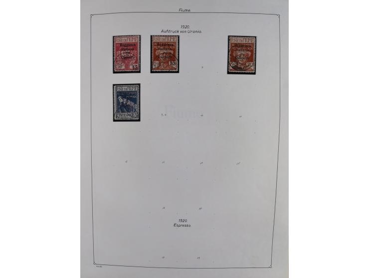 1918/24, unused and used collection with better and complete issues, some covers, cards, and postal stationeries, as well as 