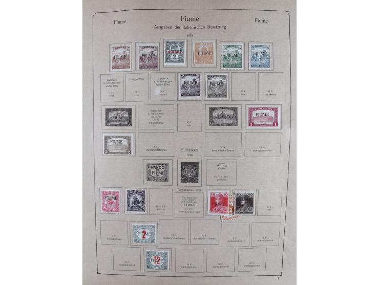 1918/24, unused and used collection with better and complete issues, some covers, cards, and postal stationeries, as well as 