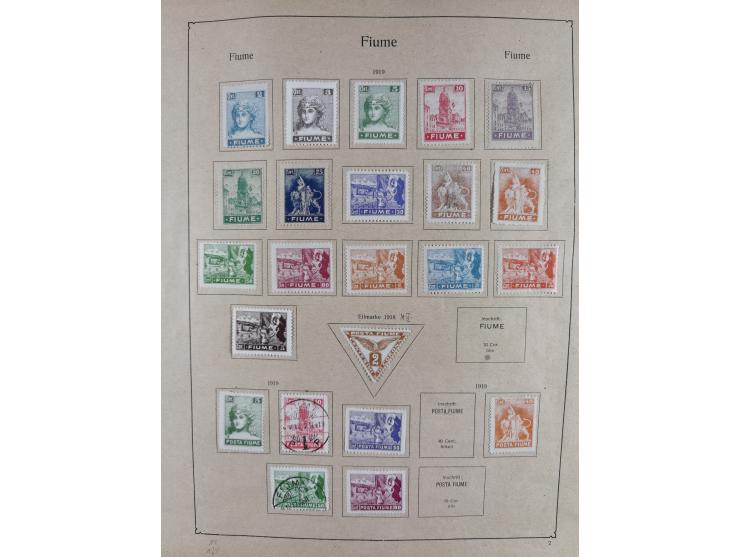 1918/24, unused and used collection with better and complete issues, some covers, cards, and postal stationeries, as well as 