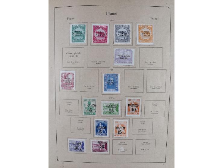 1918/24, unused and used collection with better and complete issues, some covers, cards, and postal stationeries, as well as 