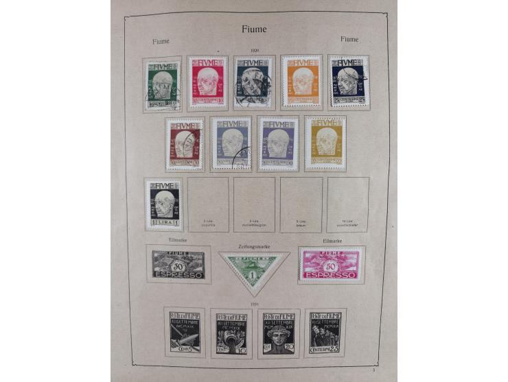 1918/24, unused and used collection with better and complete issues, some covers, cards, and postal stationeries, as well as 