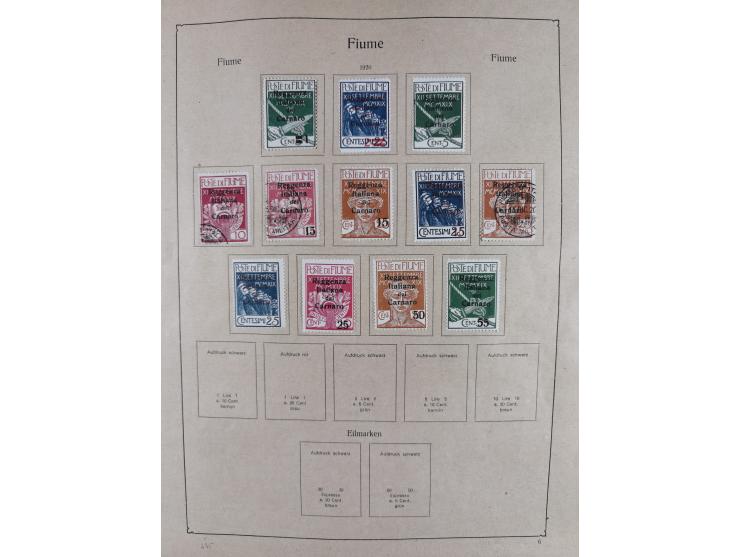 1918/24, unused and used collection with better and complete issues, some covers, cards, and postal stationeries, as well as 