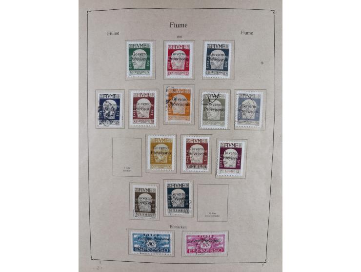 1918/24, unused and used collection with better and complete issues, some covers, cards, and postal stationeries, as well as 