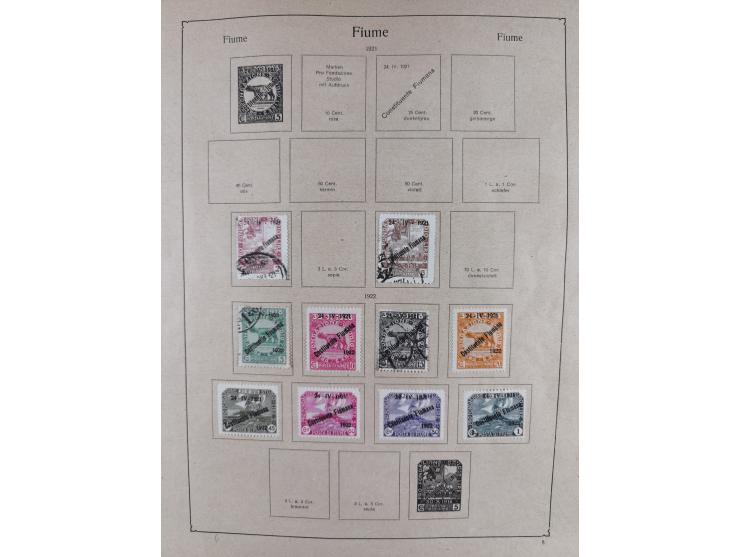 1918/24, unused and used collection with better and complete issues, some covers, cards, and postal stationeries, as well as 