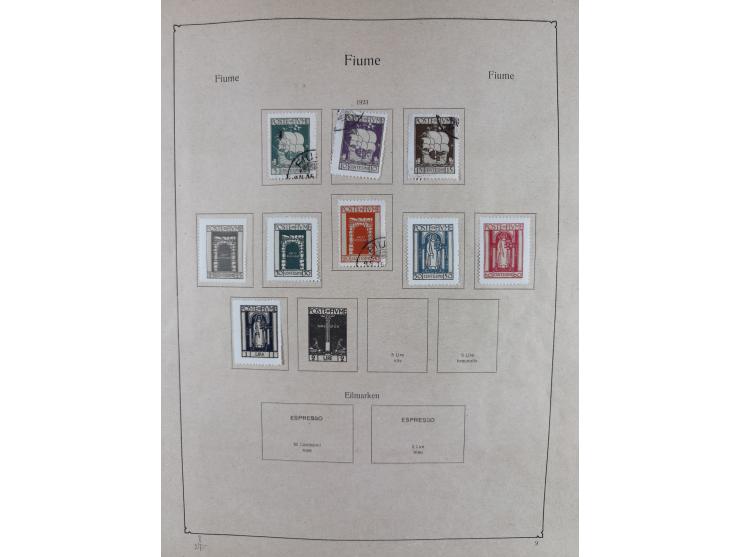 1918/24, unused and used collection with better and complete issues, some covers, cards, and postal stationeries, as well as 