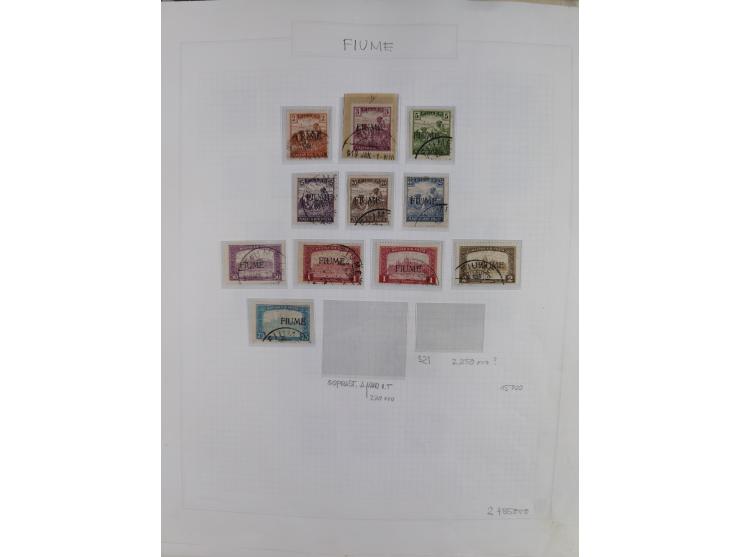 1918/24, unused and used collection with better and complete issues, some covers, cards, and postal stationeries, as well as 