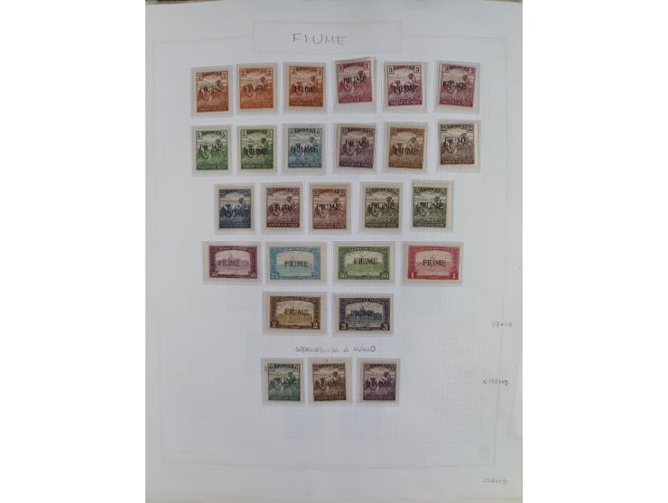 1918/24, unused and used collection with better and complete issues, some covers, cards, and postal stationeries, as well as 