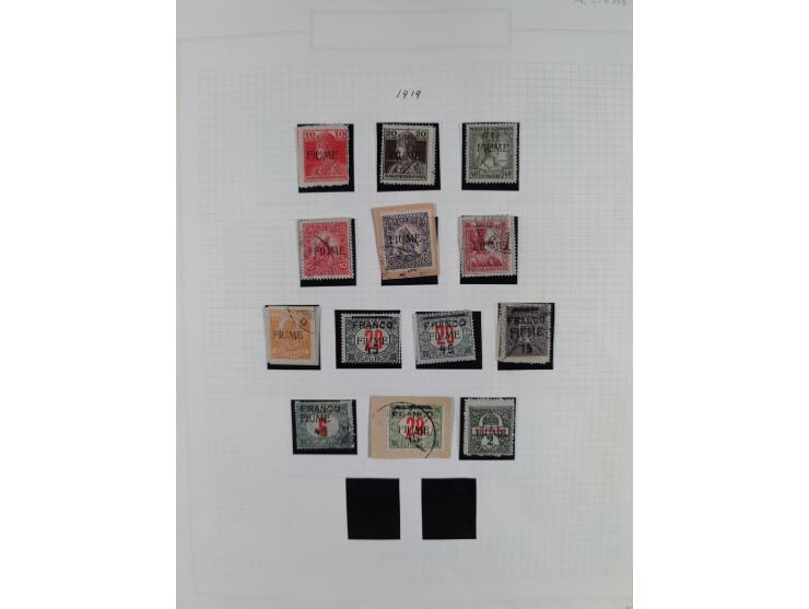 1918/24, unused and used collection with better and complete issues, some covers, cards, and postal stationeries, as well as 