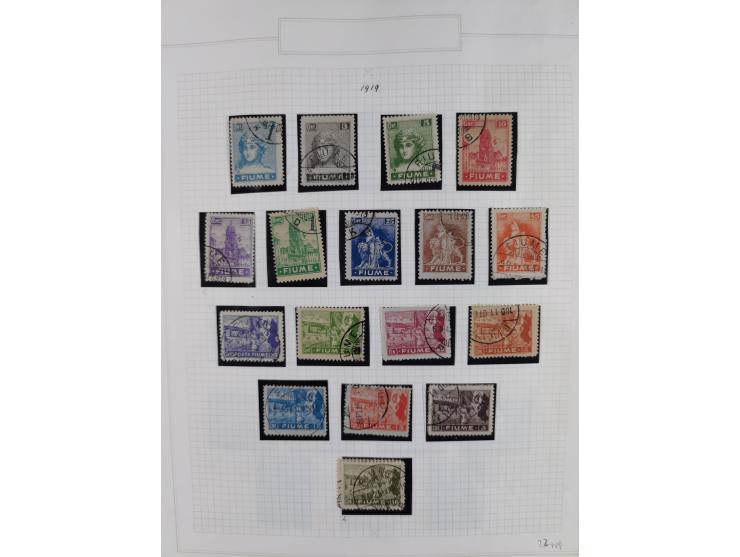 1918/24, unused and used collection with better and complete issues, some covers, cards, and postal stationeries, as well as 