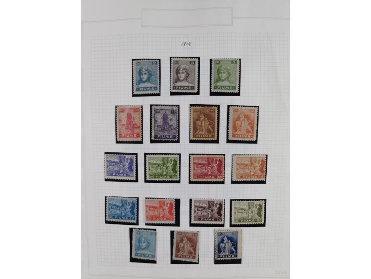 1918/24, unused and used collection with better and complete issues, some covers, cards, and postal stationeries, as well as 