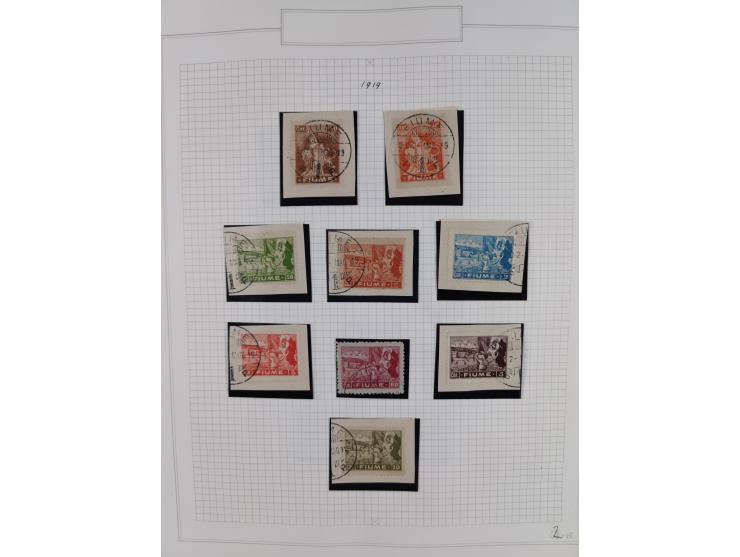 1918/24, unused and used collection with better and complete issues, some covers, cards, and postal stationeries, as well as 