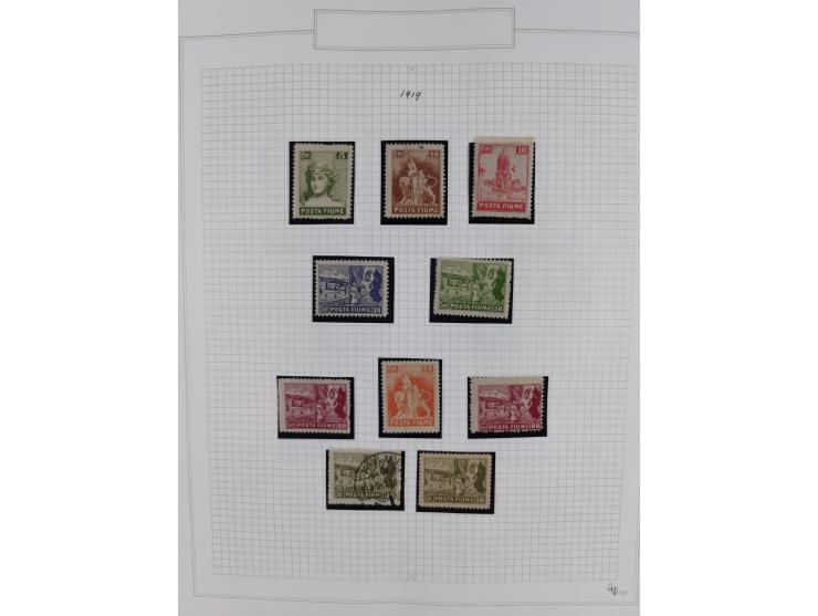 1918/24, unused and used collection with better and complete issues, some covers, cards, and postal stationeries, as well as 