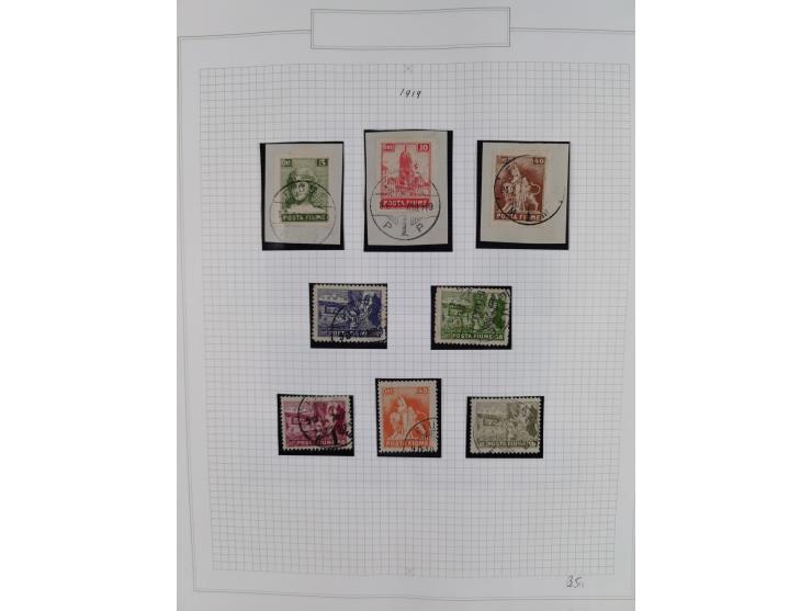 1918/24, unused and used collection with better and complete issues, some covers, cards, and postal stationeries, as well as 