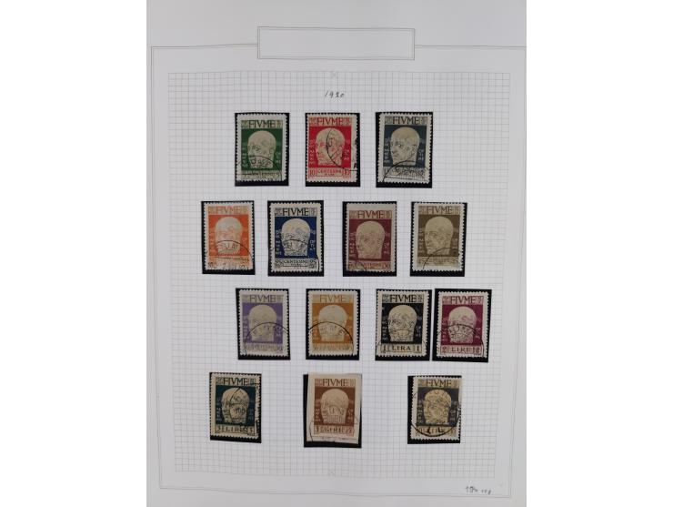 1918/24, unused and used collection with better and complete issues, some covers, cards, and postal stationeries, as well as 