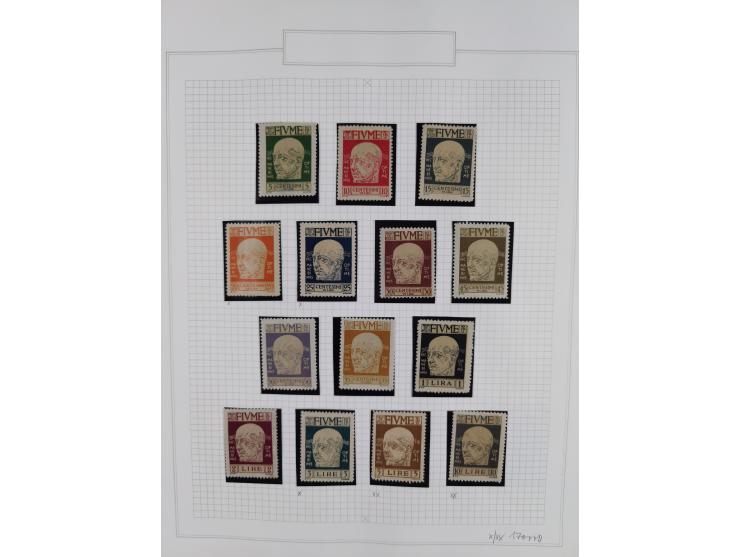 1918/24, unused and used collection with better and complete issues, some covers, cards, and postal stationeries, as well as 