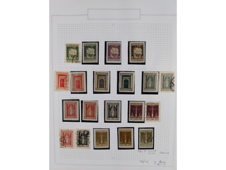 1918/24, unused and used collection with better and complete issues, some covers, cards, and postal stationeries, as well as 