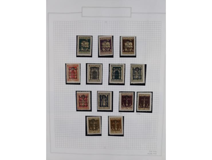 1918/24, unused and used collection with better and complete issues, some covers, cards, and postal stationeries, as well as 