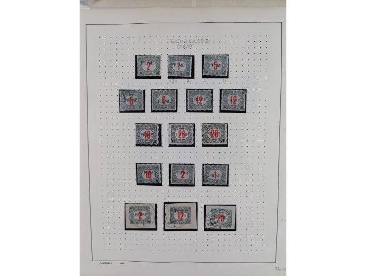 1918/24, unused and used collection with better and complete issues, some covers, cards, and postal stationeries, as well as 