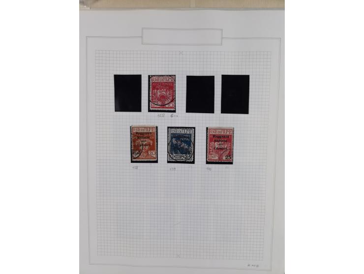 1918/24, unused and used collection with better and complete issues, some covers, cards, and postal stationeries, as well as 