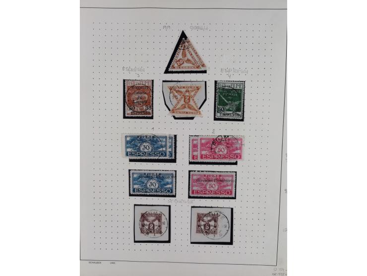 1918/24, unused and used collection with better and complete issues, some covers, cards, and postal stationeries, as well as 