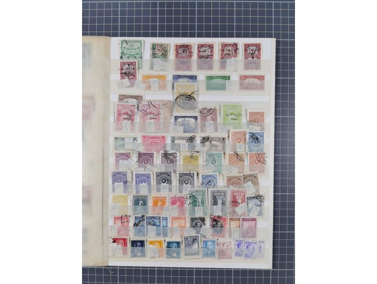 1863-1940, collection on album pages with interesting section on provisional Angora issues 1920/21, some usual cut obliterati