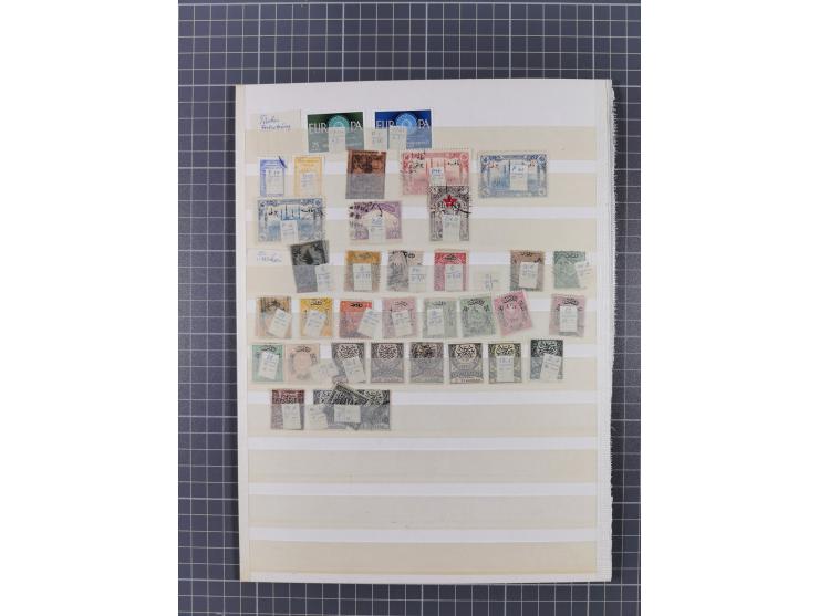 1863-1940, collection on album pages with interesting section on provisional Angora issues 1920/21, some usual cut obliterati