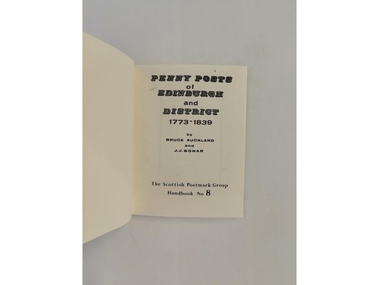 GREAT BRITAIN – Meredith, C.W.: Scots Local Cancellations (2nd edition 1963), 30 pages, softcover; PLUS: Auckland, A. Bruce: 