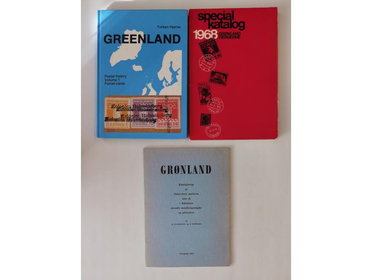 GREENLAND – Lindskog, K. / Wowern, E.: Grønland. Katalogisering af Pakke-.Porto mærkerne samt de i København anvendte annulle