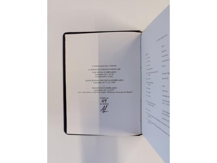 CUBA – Guerra Aguiar, J. L.: Historia Postal de Cuba (1983): 174 pages. Luxury limited numbered edition of 50 copies, full le