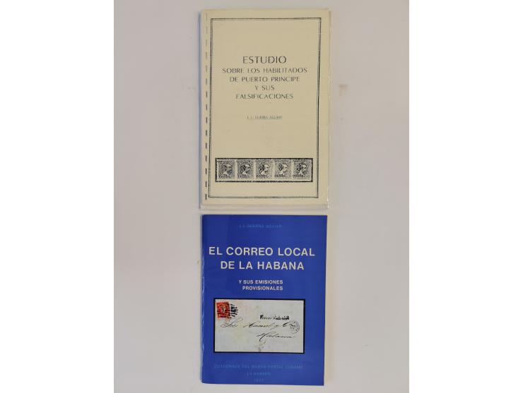 CUBA – Guerra Aguiar, J. L.: Five brochures with softcovers – Estudio sobre los Habilitados de Puerto Principe y sus Falsific