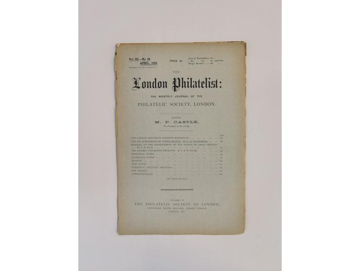 TURKS ISLANDS – Bacon, E. D.: The Postage Stamps of the Turks Islands (1917), 29 pages + 3 plates, brochure, but privately ha