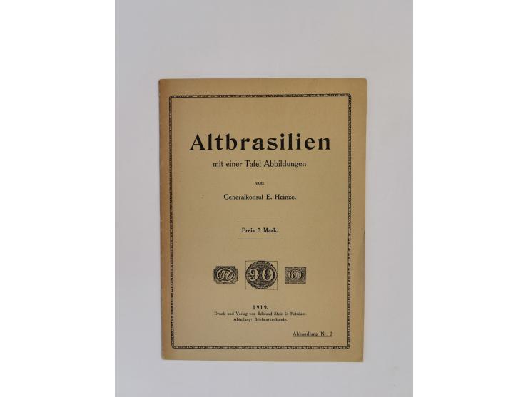 BRAZIL – Dos Santos, Rui C.: Estudo da Emissâo D. Pedro II 1866–1876 (1988), 217 pages, softcover, good condition; PLUS: Hein