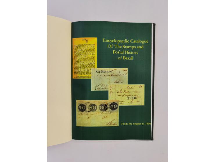 BRAZIL – Clerot, Leon F.: Catálogo Historico dos Sellos Postaes do Brasil 1843–1925 (1926), 172 pages. hardcover, signed by t