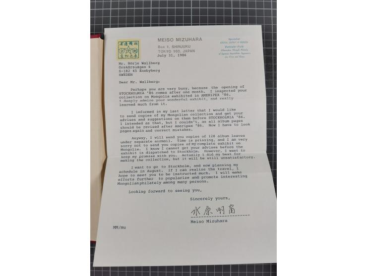 CHINA – Mizuhara, Meiso: The Magnificant Collection of Chinese Stamps (Tokyo 1978–80), Part I: Vol. 1–6 (1. Chinese Maritime 