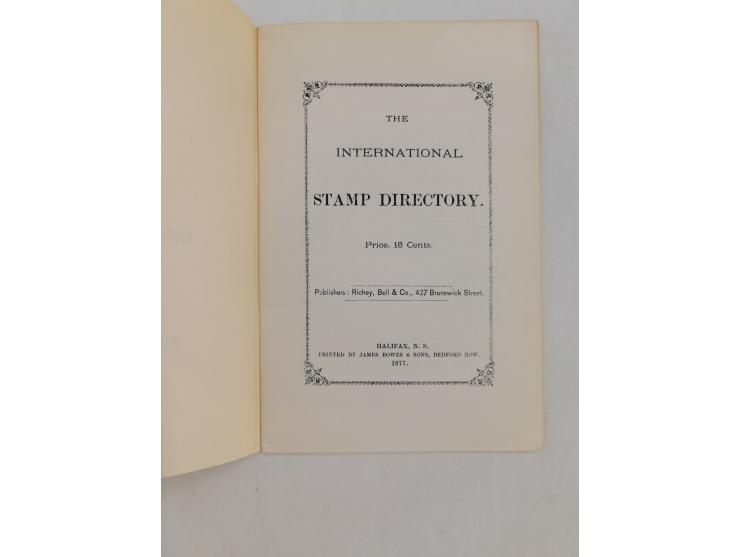 Smith, Alfred: Priced Catalogue of the Alfred Smith Philatelic Library (1913/15), part 1 &amp; 2, 32 pages, softcover (conten
