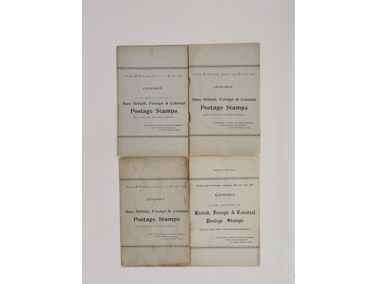 Puttick &amp; Simpson, London, 1899-1904, twenty volumes, a small number with prices realised, typical signs of wear, content